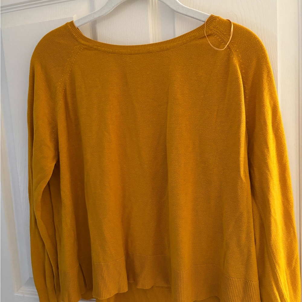 Zara Golden Yellow Knit Top